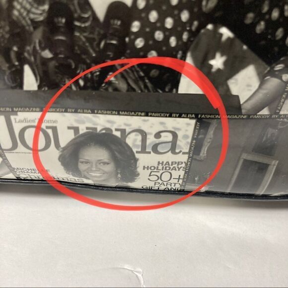 Michelle Obama Magazine Collage Purse - Picture 9 of 10